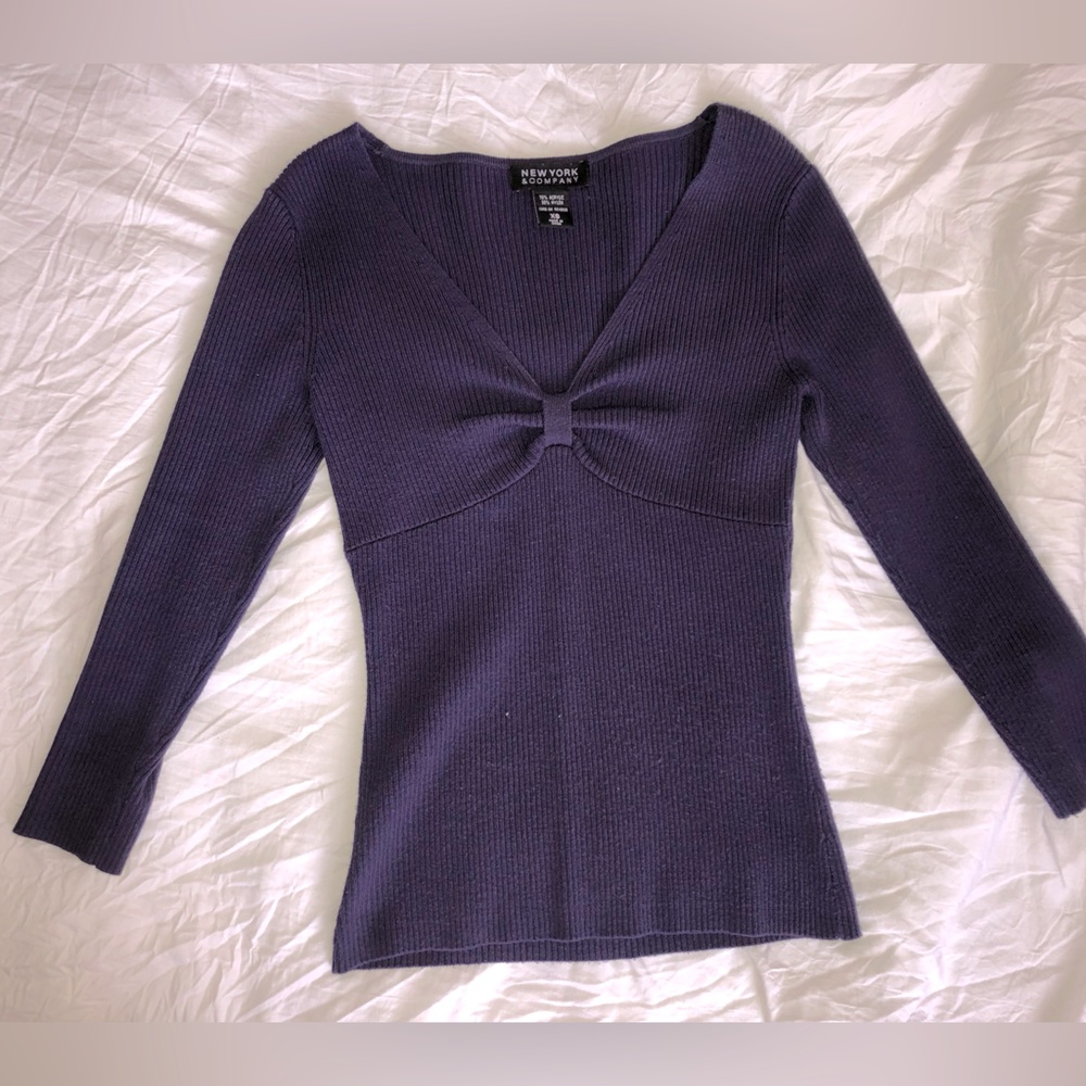 Women’s New York and Company XS Purple Sweater